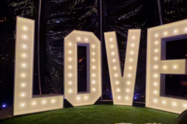 'LOVE' LED Lights -