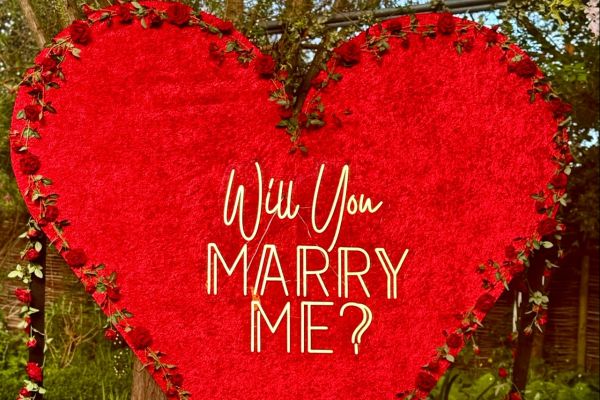 Marry Me Proposal Heart -