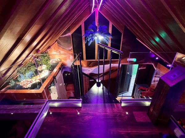 The Cave overlooking downstairs