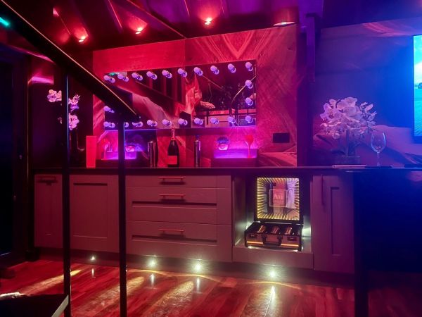 The Copper Cave Hollywood Mirror