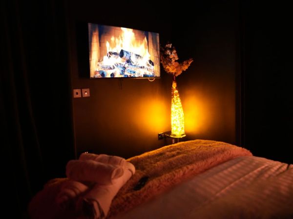 TV Screen in Bed area of the KOI