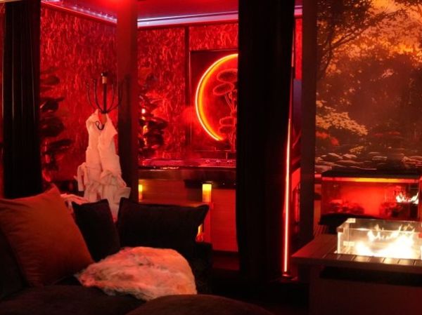 KOI fire pit coffee table