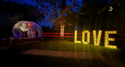 LOVE LED Lights and Igloo