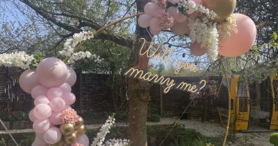 Marry Me Hoop in Crib Garden