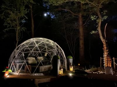 Cabin Dome at Night