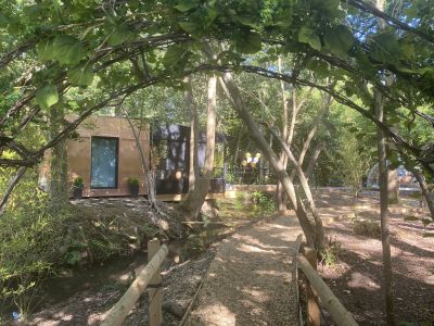 The Copper Cabin Entrance
