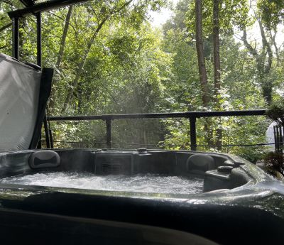 Hot Tub views at the Cabin