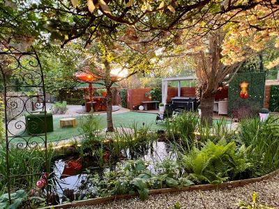 The Crib Garden at Sunset