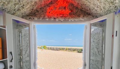 The Cabana view overlooking the sea